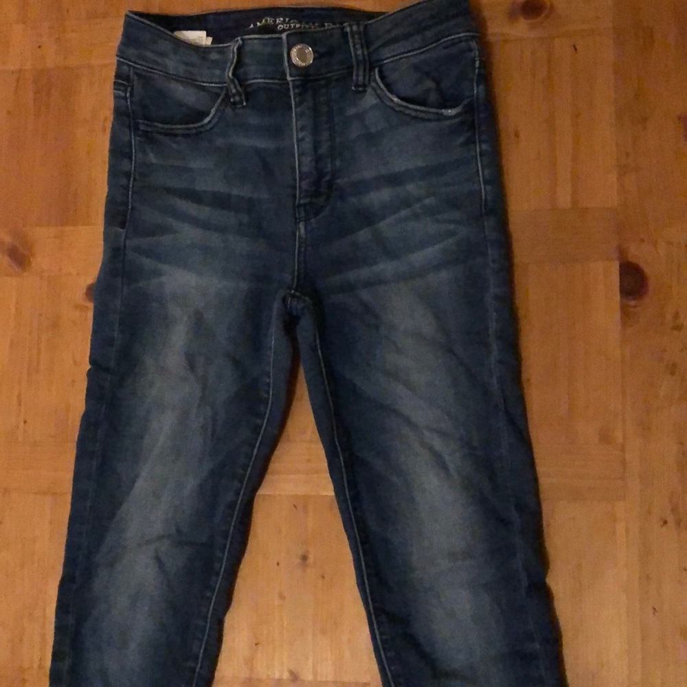 super stretch american eagle jeans